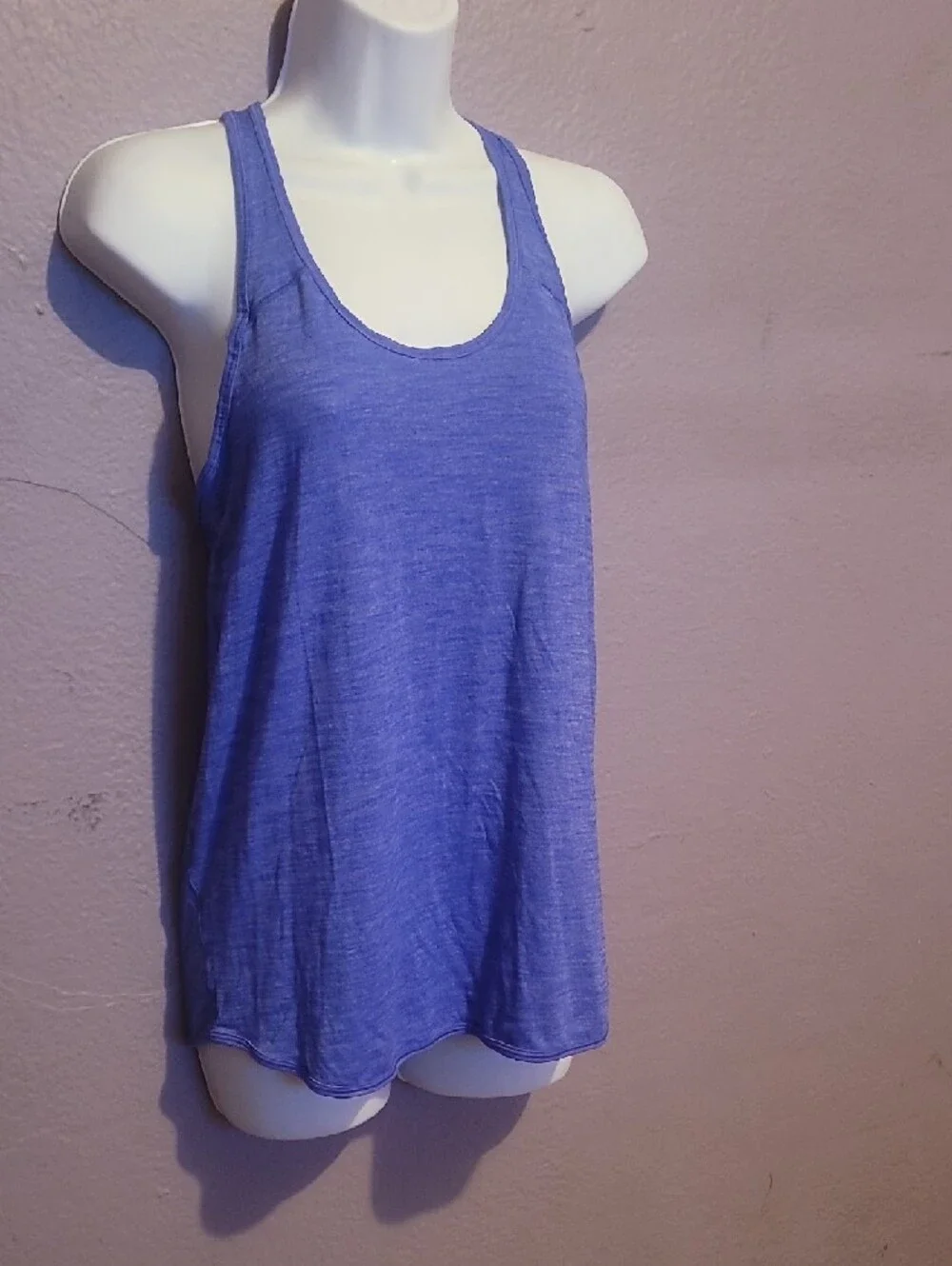lululemon athletica Periwinkle Racerback Tank Top
